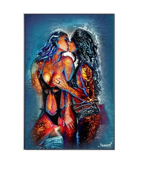ShhhOb Vibrators Female lovers in a passionate and lustful kiss
