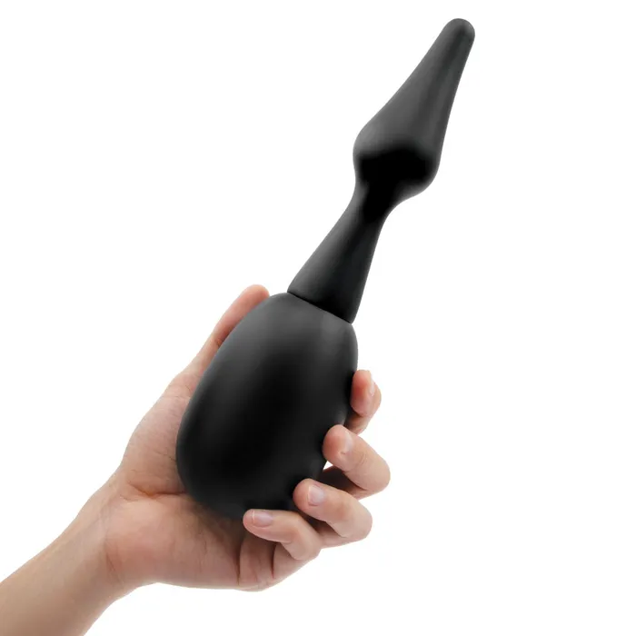 ShhhWndsr Anal AquaClean Silicone 1Way Valve Douche Set with Butt Plug Nozzle 150 ml Capacity with Free Travel Douche Included ShhhWndsr Anal AquaClean Silicone 1Way Valve Douche Set with Butt Plug Nozzle 150 ml Capacity with Free Travel Douche Included