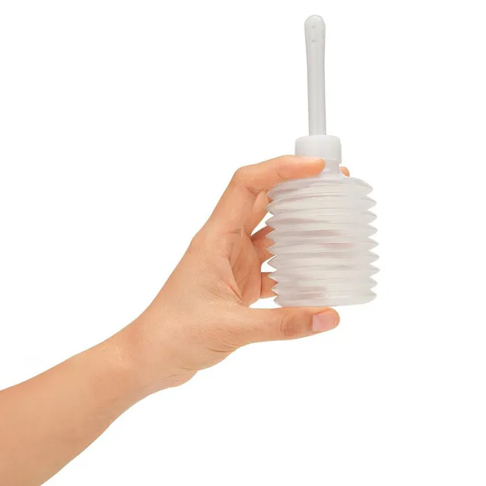 ShhhWndsr Anal AquaClean Silicone 1Way Valve Douche Set with Butt Plug Nozzle 150 ml Capacity with Free Travel Douche Included ShhhWndsr Anal AquaClean Silicone 1Way Valve Douche Set with Butt Plug Nozzle 150 ml Capacity with Free Travel Douche Included