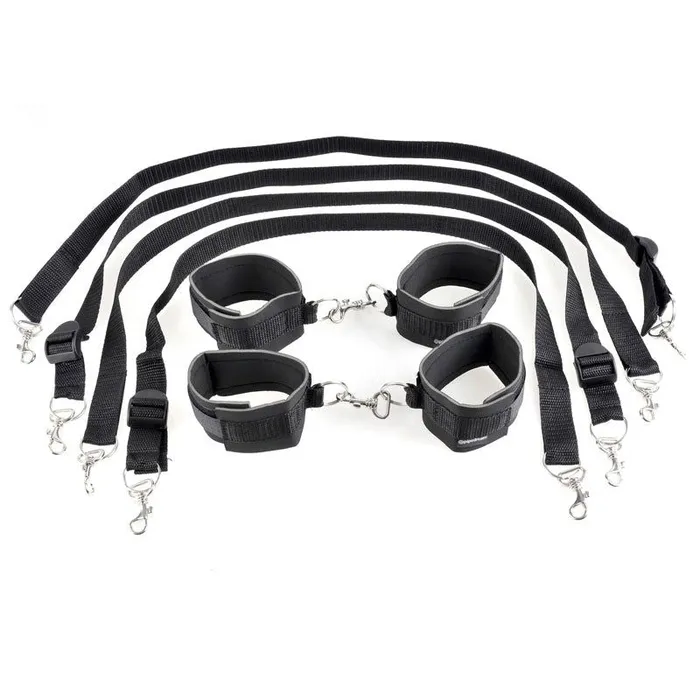 ShhhWndsr Couples Fetish Fantasy Series Cuff Tether Set Restraints ShhhWndsr Couples Fetish Fantasy Series Cuff Tether Set Restraints
