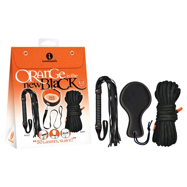 ShhhWndsr Couples Orange Is The New Kit 3 50 Lashes Slave Bondage Kit 3 Piece Set ShhhWndsr Couples Orange Is The New Kit 3 50 Lashes Slave Bondage Kit 3 Piece Set