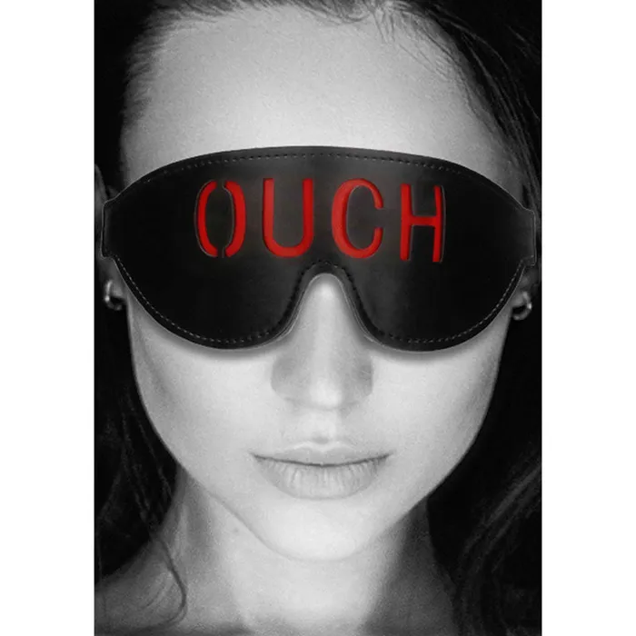 ShhhWndsr Couples OUCH White Bonded Leather EyeMask Ouch Eye Restraint ShhhWndsr Couples OUCH White Bonded Leather EyeMask Ouch Eye Restraint