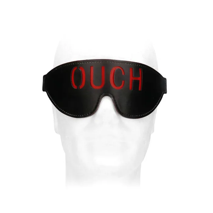 ShhhWndsr Couples OUCH White Bonded Leather EyeMask Ouch Eye Restraint ShhhWndsr Couples OUCH White Bonded Leather EyeMask Ouch Eye Restraint