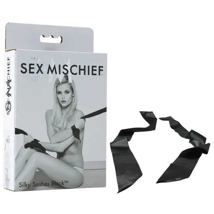 ShhhWndsr Couples Sex Mischief Silky Sashes