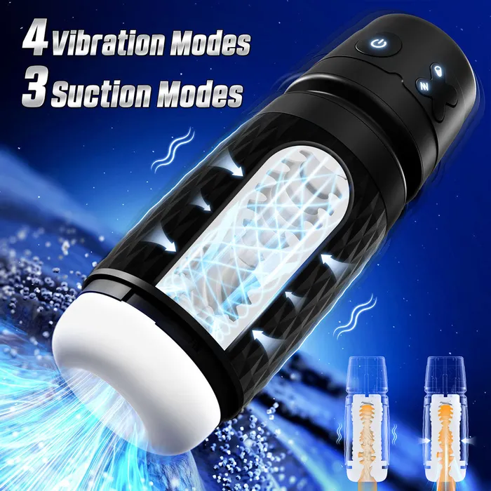 ShhhWndsr CyberSkin BWarrior USB Rechargeable Sucking Vibrating Auto Masturbator Male Sex Toys ShhhWndsr CyberSkin BWarrior USB Rechargeable Sucking Vibrating Auto Masturbator Male Sex Toys