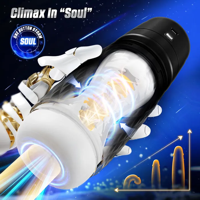 ShhhWndsr CyberSkin BWarrior USB Rechargeable Sucking Vibrating Auto Masturbator Male Sex Toys ShhhWndsr CyberSkin BWarrior USB Rechargeable Sucking Vibrating Auto Masturbator Male Sex Toys