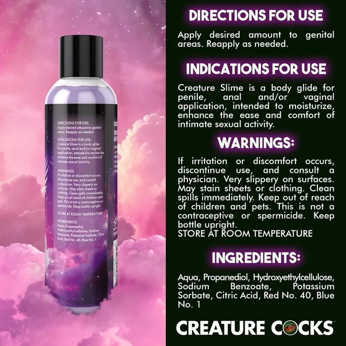 ShhhWndsr Dildos Creature Slime by Creature Cocks Slime Water Based Lubricant 237 ml Bottle ShhhWndsr Dildos Creature Slime by Creature Cocks Slime Water Based Lubricant 237 ml Bottle