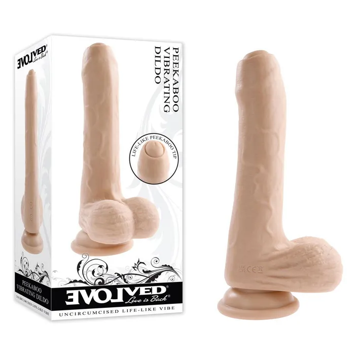 ShhhWndsr Evolved PEEK A BOO VIBRATING DILDO LIGHT Vibrators
