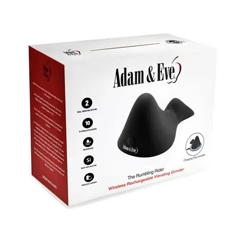 ShhhWndsr Female Sex Toys Adam Eve THE RUMBLING RIDER Rechargeable Grinding Vibrator with Dock Pad