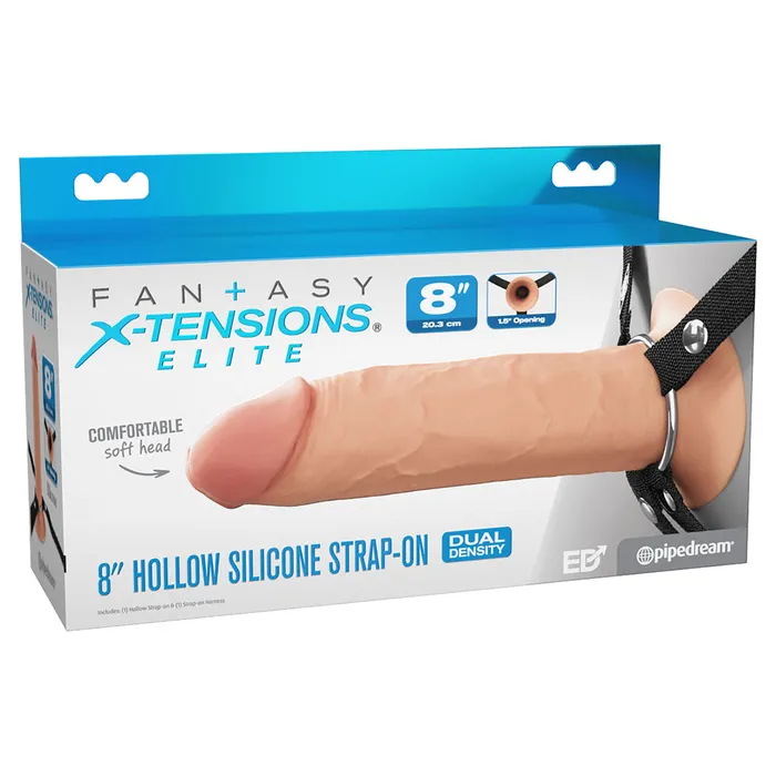 ShhhWndsr Female Sex Toys FX Elite 20cm Silicone Hollow StrapOn