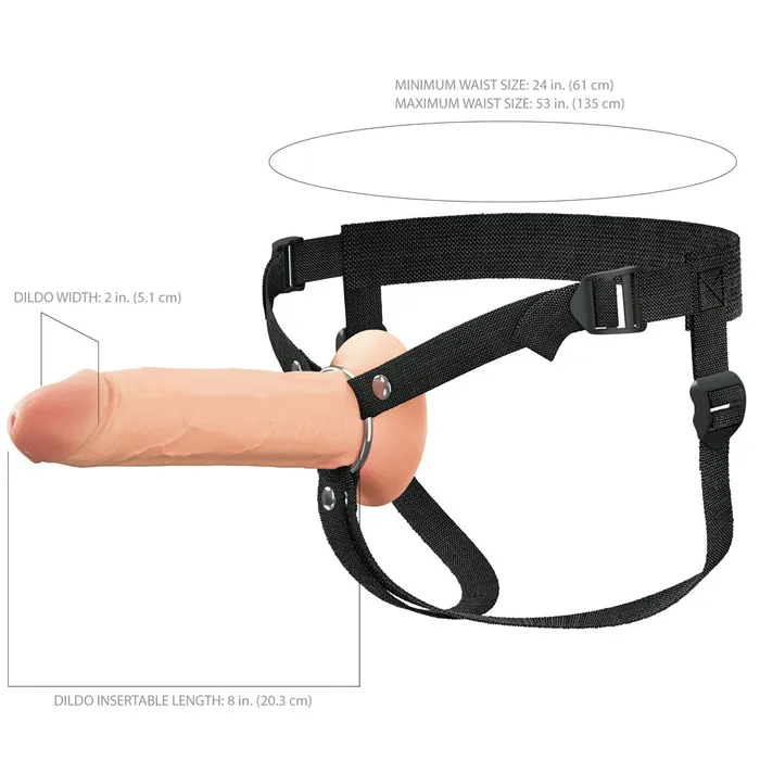 ShhhWndsr Female Sex Toys FX Elite 20cm Silicone Hollow StrapOn