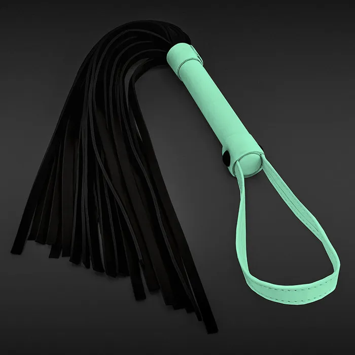 ShhhWndsr Female Sex Toys GLO Bondage Flogger Glow In Dark Whip