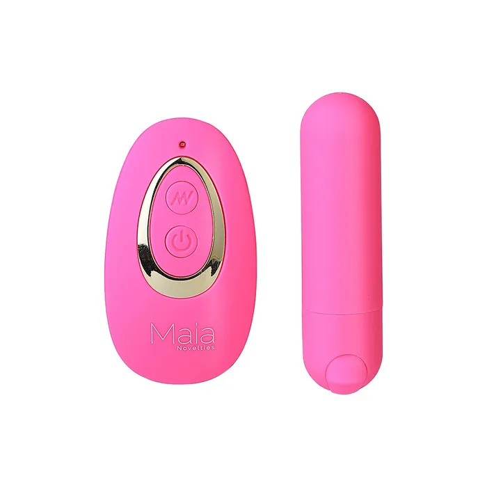 ShhhWndsr Female Sex Toys Maia JESSI Remote Control Bullet Pink