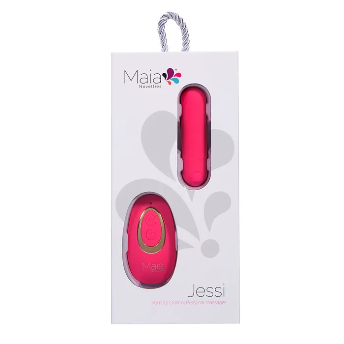 ShhhWndsr Female Sex Toys Maia JESSI Remote Control Bullet Pink
