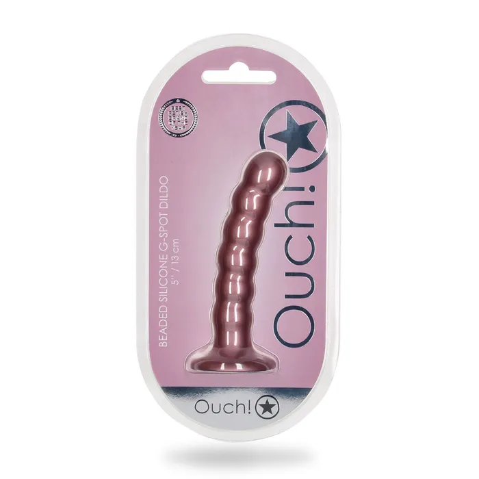 ShhhWndsr Female Sex Toys OUCH Beaded Silicone GSpot Dildo 5 13cm ShhhWndsr Female Sex Toys OUCH Beaded Silicone GSpot Dildo 5 13cm