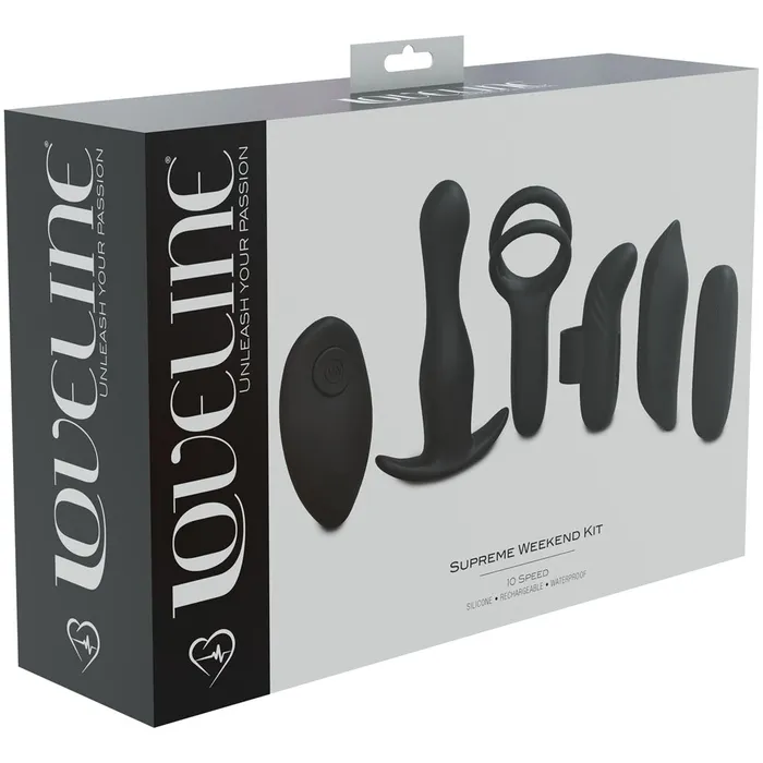 ShhhWndsr Loveline SUPREME WEEKEND Kit interchangeable Bullet Vibe Set Black Anal ShhhWndsr Loveline SUPREME WEEKEND Kit interchangeable Bullet Vibe Set Black Anal