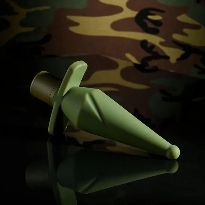 ShhhWndsr Male Sex Toys Selopa THE PRIVATE Tapered Vibrating Anal Plug Army Green ShhhWndsr Male Sex Toys Selopa THE PRIVATE Tapered Vibrating Anal Plug Army Green