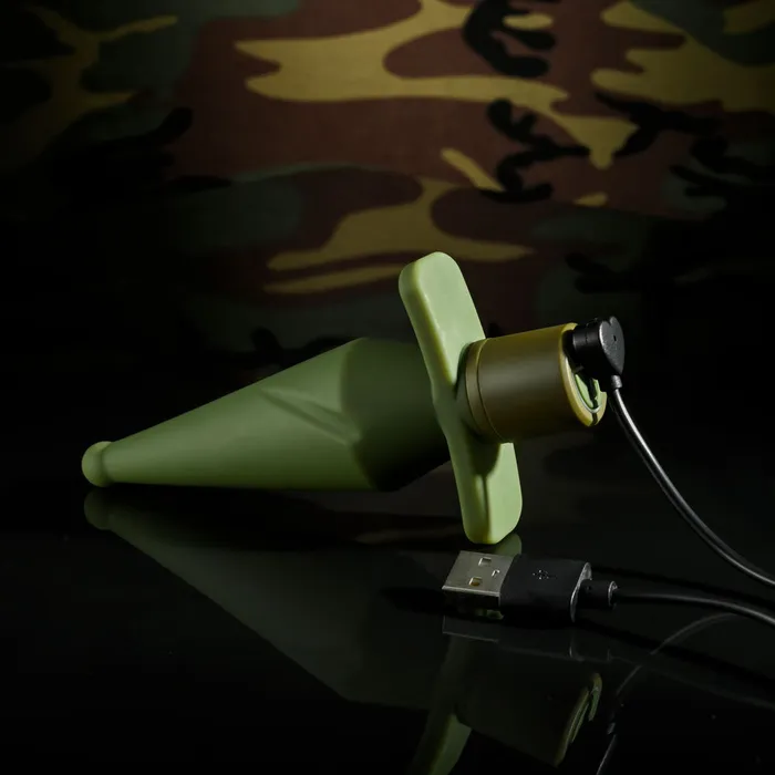 ShhhWndsr Male Sex Toys Selopa THE PRIVATE Tapered Vibrating Anal Plug Army Green ShhhWndsr Male Sex Toys Selopa THE PRIVATE Tapered Vibrating Anal Plug Army Green