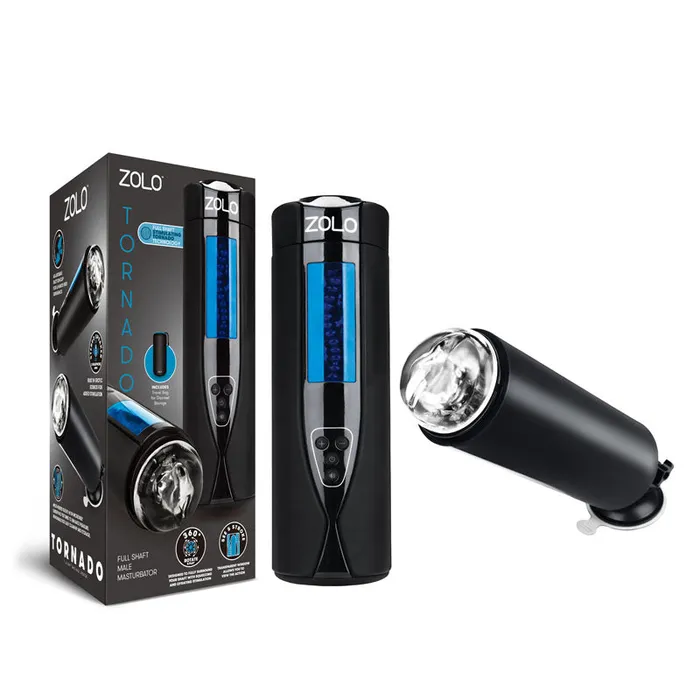 ShhhWndsr Male Sex Toys Zolo Tornado USB Rechargeable Auto Masturbator