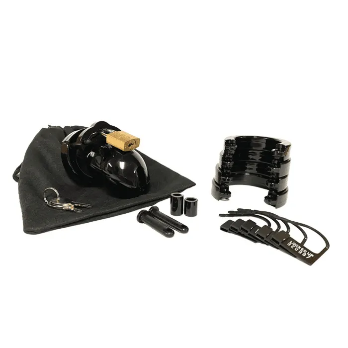 ShhhWndsr Mr Stubb Chastity Cock Cage Kit Black Male Sex Toys ShhhWndsr Mr Stubb Chastity Cock Cage Kit Black Male Sex Toys