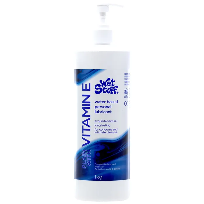 ShhhWndsr Sexual Health Wellbeing Wet Stuff PLAIN Vitamin E Charged Water Based Lubricant 1 kg Pump Pack ShhhWndsr Sexual Health Wellbeing Wet Stuff PLAIN Vitamin E Charged Water Based Lubricant 1 kg Pump Pack