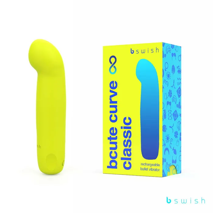 ShhhWndsr Vibrators Bcute Curve Infinite Classic Mini GSpot Vibe Citrus