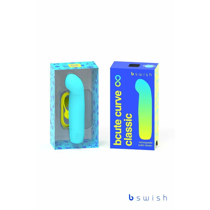 ShhhWndsr Vibrators Bcute Curve Infinite Classic Mini GSpot Vibe Electric Blue ShhhWndsr Vibrators Bcute Curve Infinite Classic Mini GSpot Vibe Electric Blue