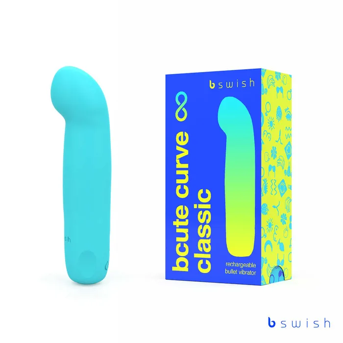 ShhhWndsr Vibrators Bcute Curve Infinite Classic Mini GSpot Vibe Electric Blue ShhhWndsr Vibrators Bcute Curve Infinite Classic Mini GSpot Vibe Electric Blue