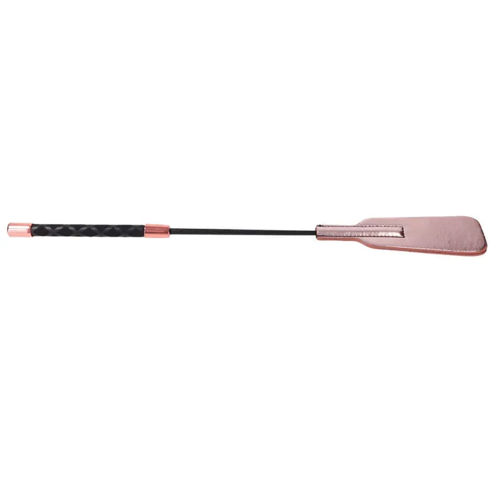 ShhhWndsr Vibrators BDSM Starter Crop of Vegan Leather 47cm Rose Gold with Pink ShhhWndsr Vibrators BDSM Starter Crop of Vegan Leather 47cm Rose Gold with Pink