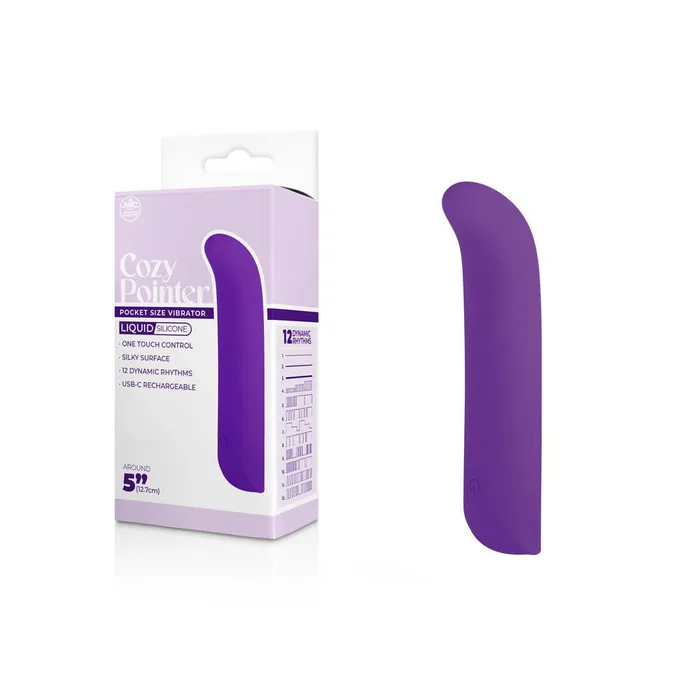 ShhhWndsr Vibrators Cozy Pointer 127 cm Pocket Size Vibrator Purple