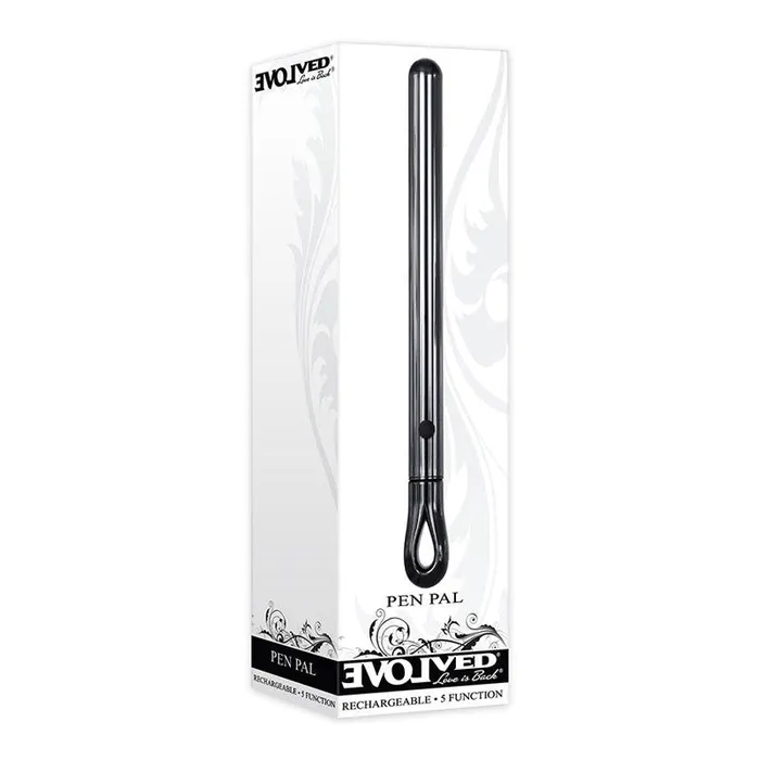 ShhhWndsr Vibrators Evolved Pen Pal Metallic 113 cm USB Rechargeable Vibrator ShhhWndsr Vibrators Evolved Pen Pal Metallic 113 cm USB Rechargeable Vibrator
