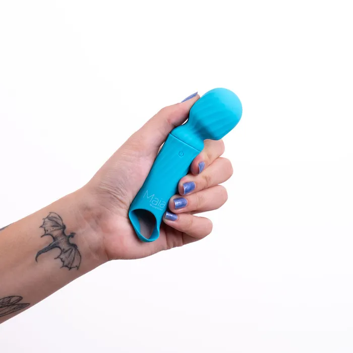 ShhhWndsr Vibrators Maia DOLLY Mini Wand Vibrator Blue
