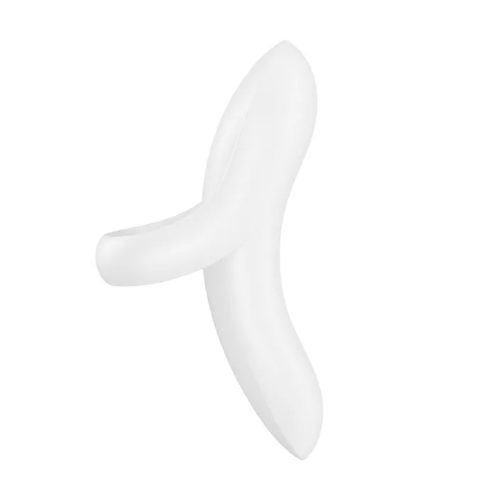 ShhhWndsr Vibrators Satisfyer Bold Lover White USB Rechargeable Finger Stimulator ShhhWndsr Vibrators Satisfyer Bold Lover White USB Rechargeable Finger Stimulator