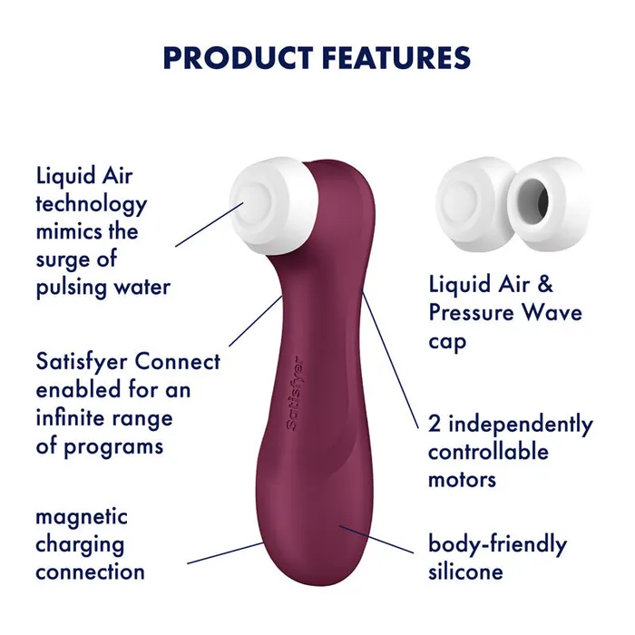 ShhhWndsr Vibrators Satisfyer Pro 2 Generation 3 Air Pulse Vibe with App Control ShhhWndsr Vibrators Satisfyer Pro 2 Generation 3 Air Pulse Vibe with App Control