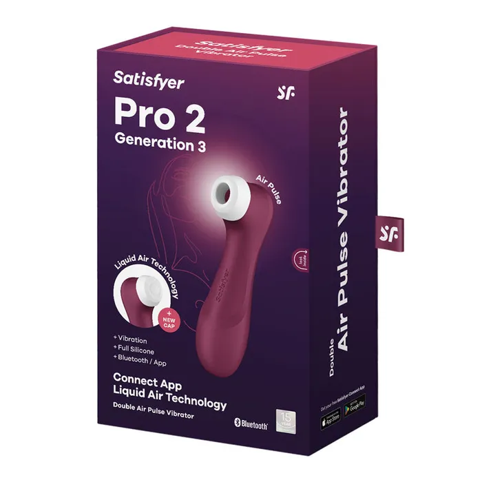 ShhhWndsr Vibrators Satisfyer Pro 2 Generation 3 Air Pulse Vibe with App Control ShhhWndsr Vibrators Satisfyer Pro 2 Generation 3 Air Pulse Vibe with App Control