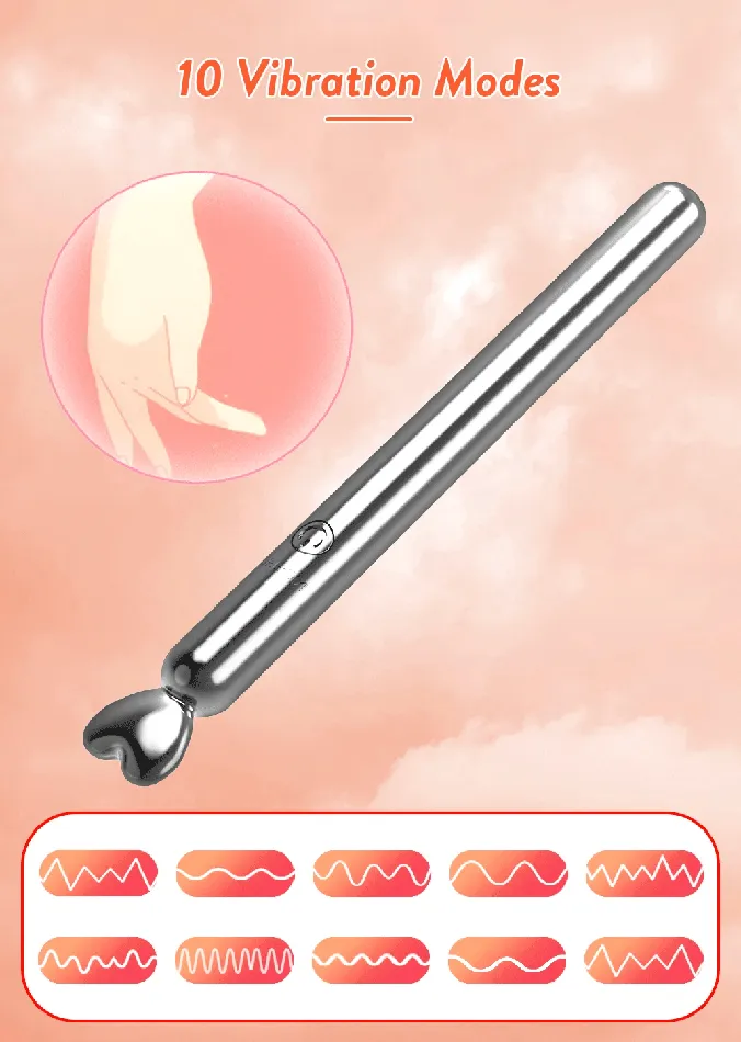Silver Heart Vibrator Silicone Seduction Female Sex Toys Silver Heart Vibrator Silicone Seduction Female Sex Toys