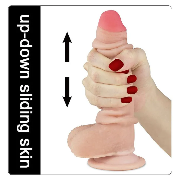 Sliding Skin Dual Layer Dong 178 cm 7 Dong with Flexible Skin ShhhWndsr Dildos Sliding Skin Dual Layer Dong 178 cm 7 Dong with Flexible Skin ShhhWndsr Dildos