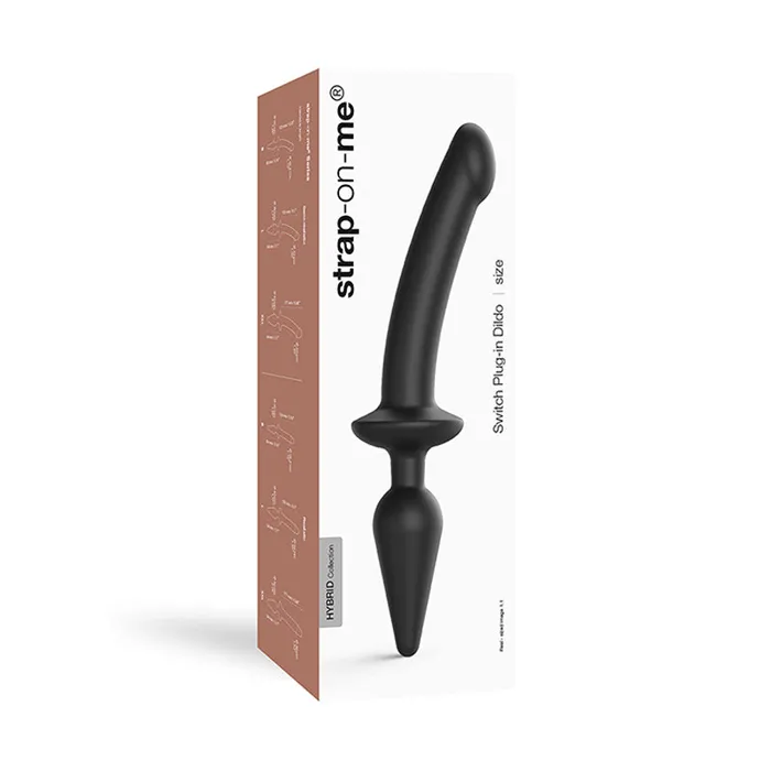StrapOnMe Switch PlugDildo Black XXL Fairvillacom Anal