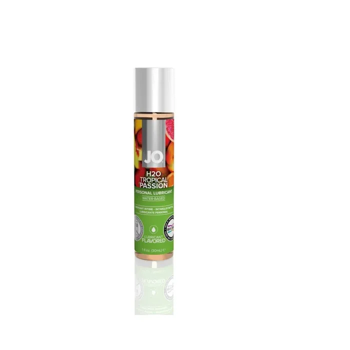 System JO H2O Flavored Lubricant Tropical Passion 1oz Fairvillacom Lubricants