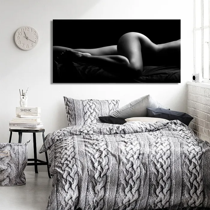 The beautiful lines of the female form Studio photography printed on canvas 2 of 2 ShhhOb Female Sex Toys