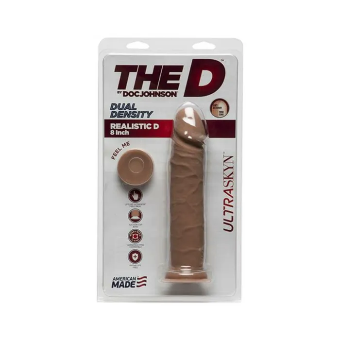 The D Realistic D 8 inches Dildo Ultraskyn Tan Fairvillacom Dildos