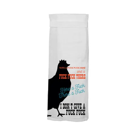 Twisted Wares With a Fuck Fuck Here Flour Sack Towel Fairvillacom Male Sex Toys