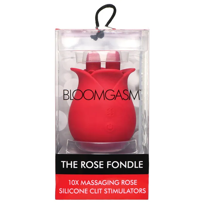 Vibrators Fairvillacom 10X Fondle Massaging Rose Silicone Clit Stimulators