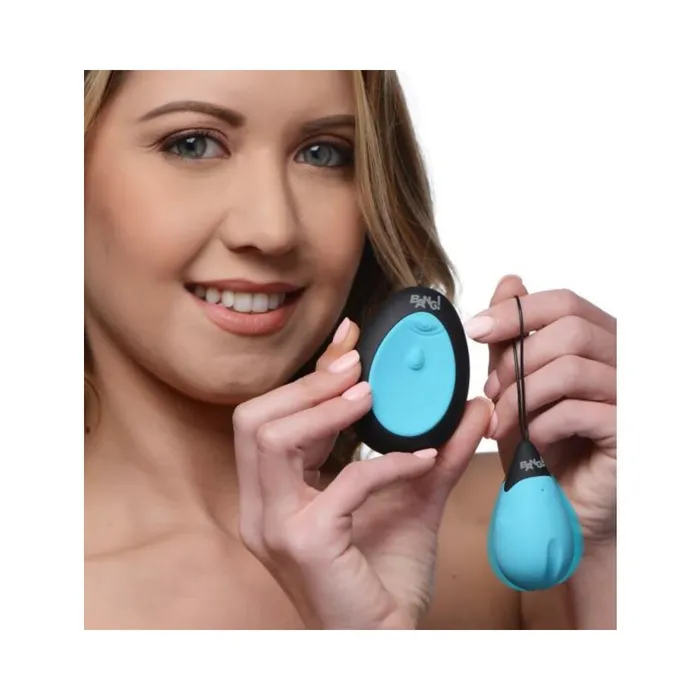 Vibrators Fairvillacom Bang 10x Silicone Vibrating Egg Blue