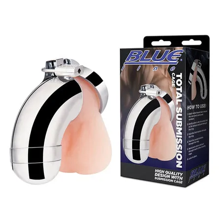 Vibrators Fairvillacom Blue Line Submission Cage Silver