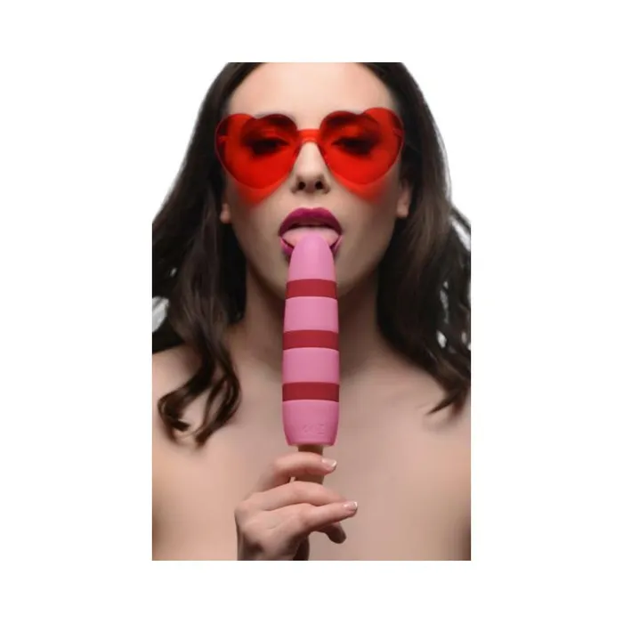 Vibrators Fairvillacom Cocksicle Fiin 10x Silicone Rechargeable Vibrator Pink