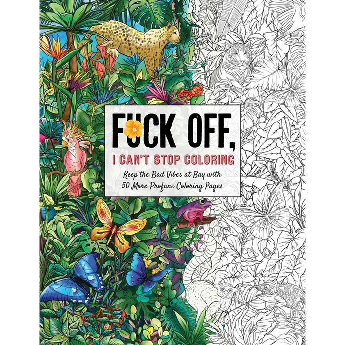 Vibrators Fairvillacom Fuck Off I Cant Stop Coloring Book