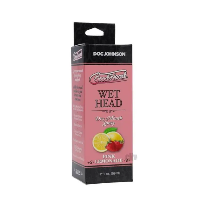 Vibrators Fairvillacom Goodhead Wet Head Dry Mouth Spray Pink Lemonade 2 Fl Oz