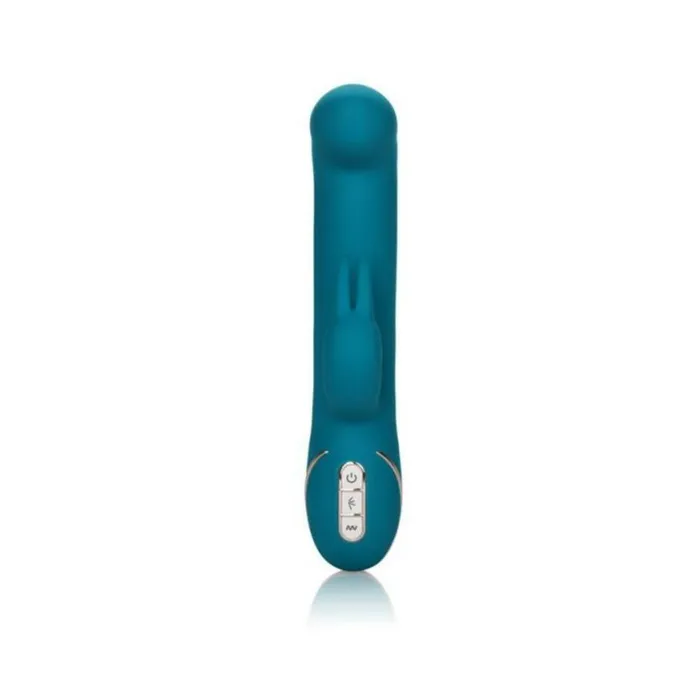 Vibrators Fairvillacom Jack Rabbit Silicone Rocking G Rabbit Vibrator Blue