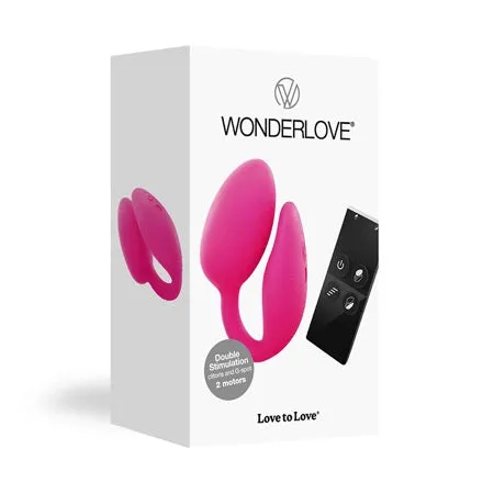 Vibrators Fairvillacom Love to Love Wonder Love Dual Stimulator Pink